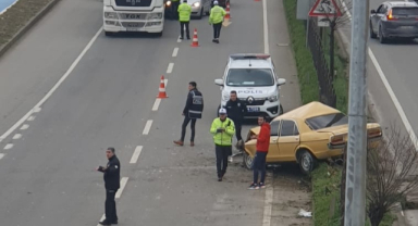 Giresun’da feci kaza!