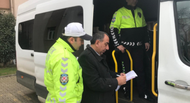 Giresun’da servis araçlarına sıkı denetim