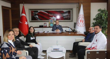 Giresun'un gururundan Müdür Ergün'e ziyaret