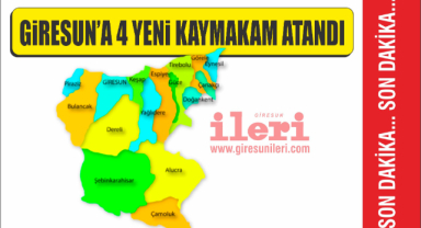 Giresun'un O İlçelerine Yeni Kaymakamlar Atandı