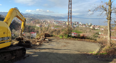 Giresun'un o ilçesinde çalışmalar sürüyor