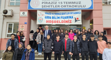 Giresun’un o ilçesinde TÜBİTAK bilim fuarı açıldı