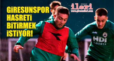 Giresunspor’da özlemi bitirme planları