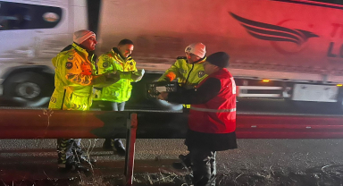 GÜNCELLEME - Samsun-Ankara kara yolu benzin tankerinin devrilmesi nedeniyle ulaşıma kapandı