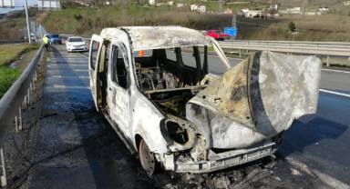 Hastane yolunda dehşeti yaşadılar!