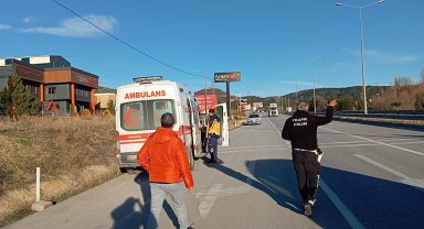 Kaza yapan araçlar sulama kanalına düştü: 5 yaralı