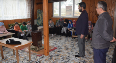 Müftü Gülbe öğrencilerle buluştu