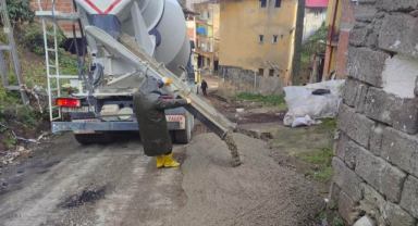 Muhtardan Giresun Belediyesi'ne teşekkür