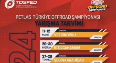 Off-Road Ulusal Şampiyonası Şebinkarahisar'da yapılacak