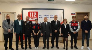 Ordu'da görevi başındaki personellerin yeni yılı kutlandı