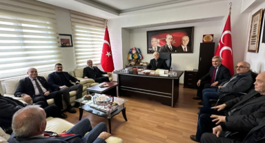 Rektör Can’dan MHP’ye ziyaret