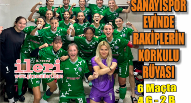 Sanayispor evinde kraliçe