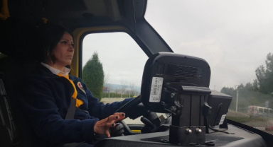 Şehir içi ulaşıma kadın eli değdi   