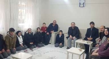 Şehit ailesine ziyaret