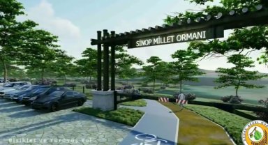 Sinop Millet Ormanı bu yıl tamamlanacak