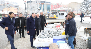 Vali Serdengeçti Şebinkarahisar'da incelemelerde bulundu