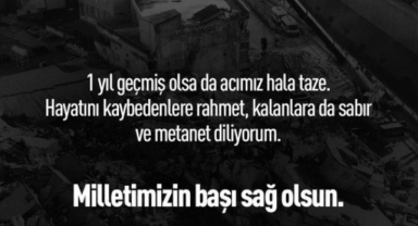 Alperen’de 6 Şubat’ı unutmadı