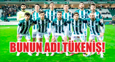 Bunun adı tükeniş!