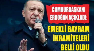 Cumhurbaşkanı Erdoğan açıkladı: Emekli bayram ikramiyeleri belli oldu