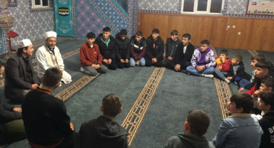 Espiye’de öğrencilere dini, ilmi ve ahlaki sohbet