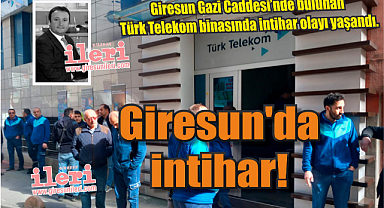 Giresun'da intihar!