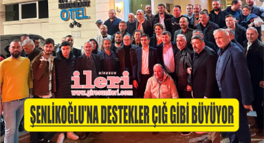 Giresun'da Şenlikoğlu'na verilen destekler çığ gibi büyüyor