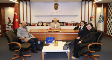 Giresun Katılımevim heyetinden Başkan Çakırmelikoğlu’na ziyaret
