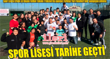 Giresun Spor Lisesi tarihe geçti