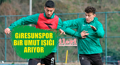 Giresunspor bir umut ışığı arıyor!
