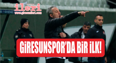 Giresunspor’da bir ilk!