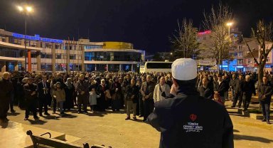 Kutsal topraklara uğurlandılar