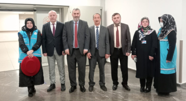 Müftülük heyetinden hastane ziyareti