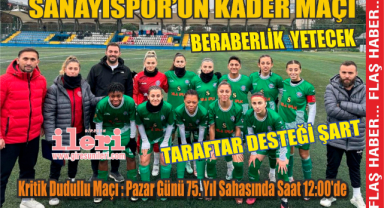 Sanayispor’a beraberlik yetecek