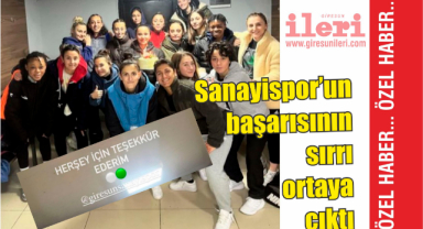 Sanayispor'un sırrı ortaya çıktı