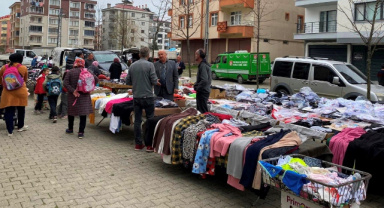 Tirebolu’da Akmaz’a Semt Pazarı kuruldu