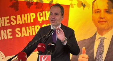 Erbakan, seçim gezisini Rize'de sürdürdü