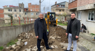 Espiye’de doğalgaz çalışmaları hız kazandı