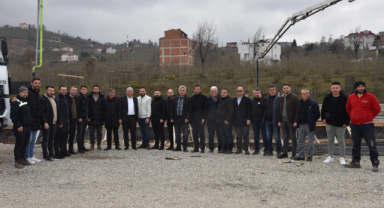 Espiye'de düğün salonu ve kongre merkezinin temeli atıldı