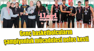 Genç basketbolcuların şampiyonluk mücadelesi nefes kesti