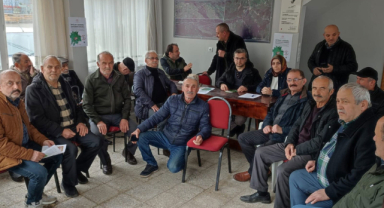Giresun'da Kahverengi Kokarca ile mücadele sürüyor, çiftçiler bilgilendiriliyor
