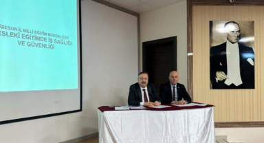 Giresun’da mesleki eğitimde iş sağlığı ve güvenliği ön plana çıktı