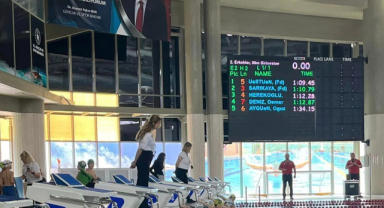 Giresun’da yüzme müsabakaları heyecanı