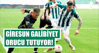 Giresun galibiyet orucu tutuyor!