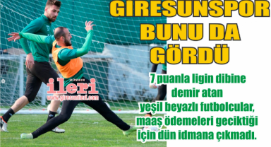 Giresunspor bunu da gördü!