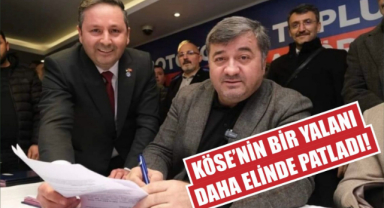 Köse’nin bir yalanı daha elinde patladı!