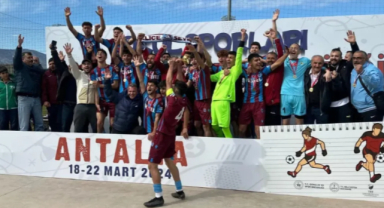 Liseler futbolda şampiyon Trabzon'dan çıktı