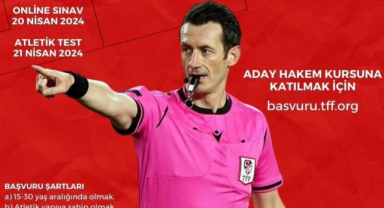 Türkiye Futbol Federasyonu'ndan yeni hakemler için büyük fırsat!