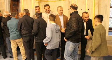 Amasya'da yöneticiler ve vatandaşlar bayramlaştı