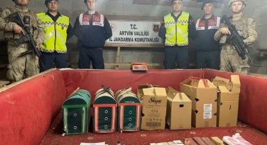 Artvin'de horoz dövüşüne jandarma baskını