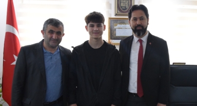 Avrupa Şampiyonu Kungfucudan Müftüye Ziyaret